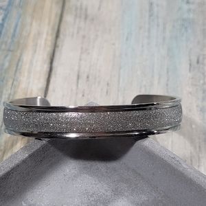 Strainless Steal Cuff Bracelet.
